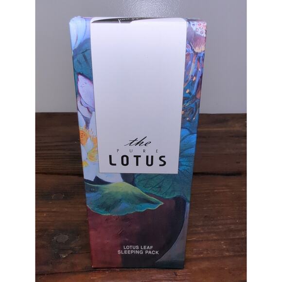 New! The Pure Lotus Leaf Sleeping Pack Face Mask 70 ml, Made in Korea - Picture 2 of 3
